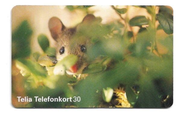 TARJETA TELEFONICA SUECIA 30 UNIDADES ANIMALES 1997
