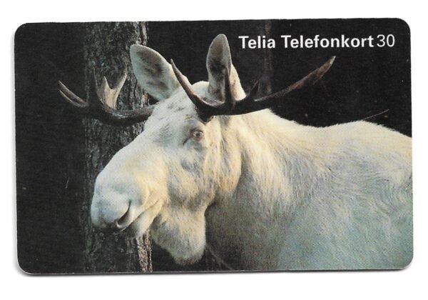TARJETA TELEFONICA SUECIA 30 UNIDADES ANIMALES 1997