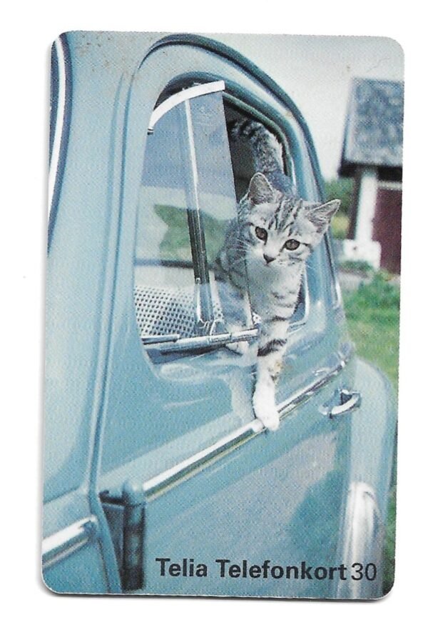 TARJETA TELEFONICA SUECIA 30 UNIDADES ANIMALES 1997