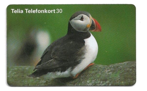 TARJETA TELEFONICA SUECIA 30 UNIDADES ANIMALES 1997