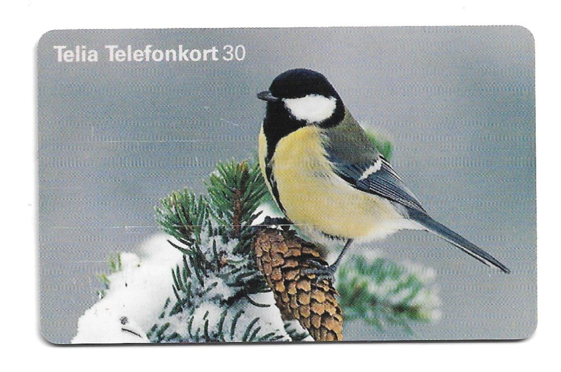 TARJETA TELEFONICA SUECIA 30 UNIDADES FAUNA 1999