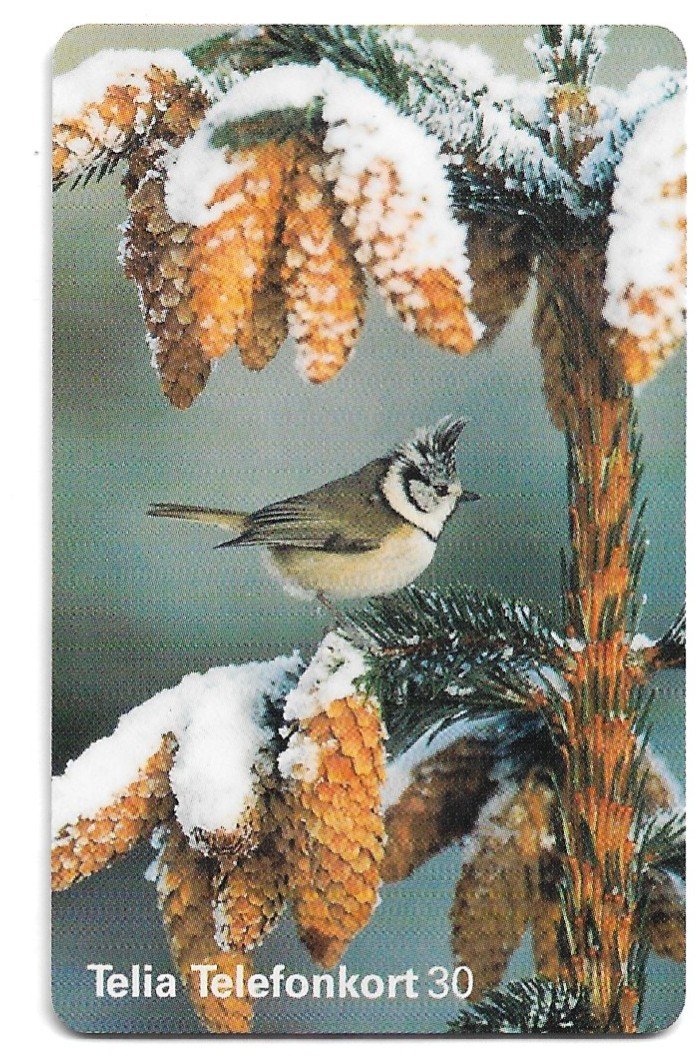 TARJETA TELEFONICA SUECIA 30 UNIDADES FAUNA 1999