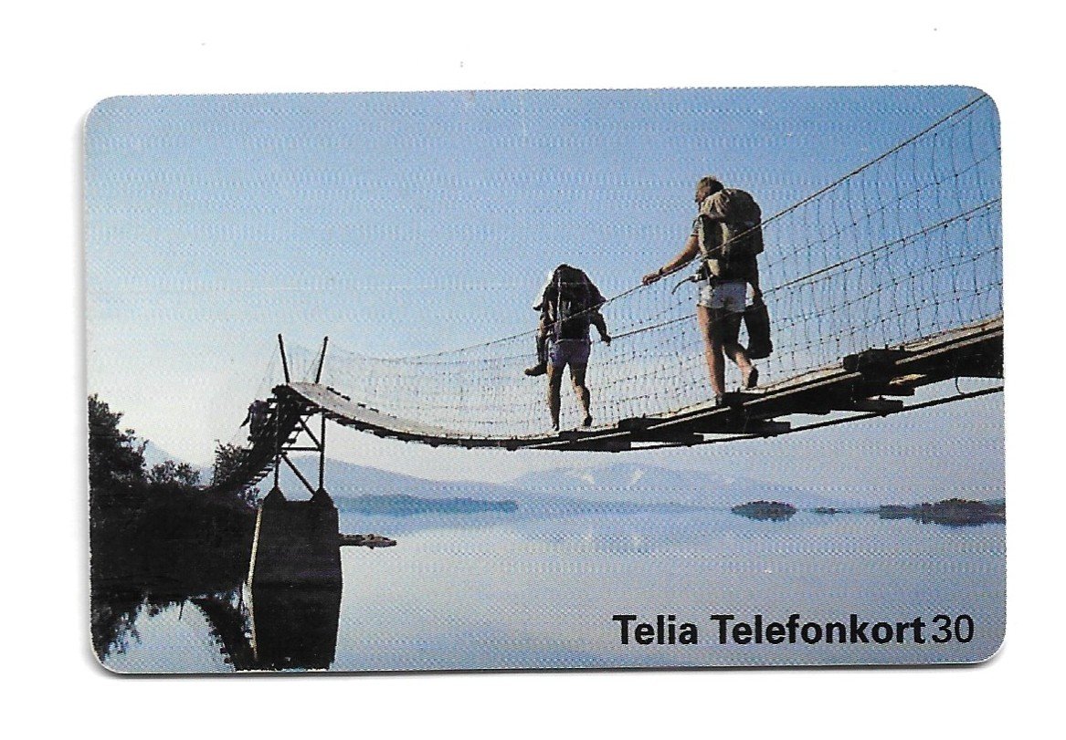 TARJETA TELEFONICA SUECIA 30 UNIDADES PAISAJE 1997