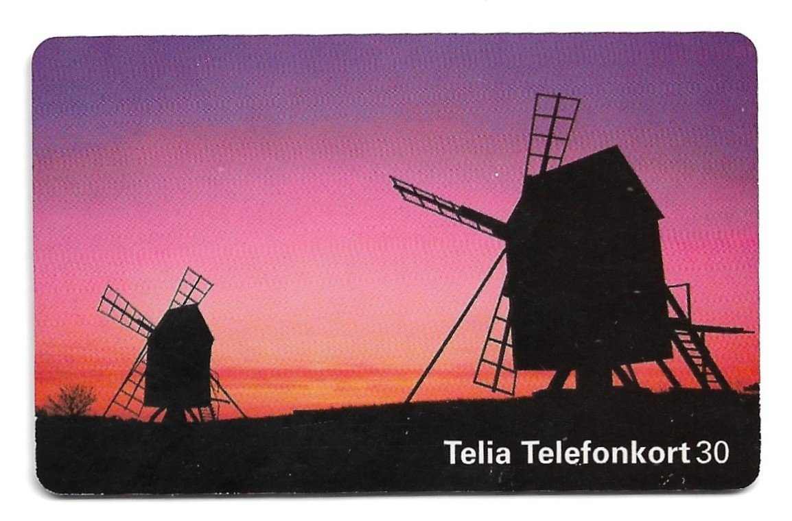 TARJETA TELEFONICA SUECIA 30 UNIDADES PAISAJE 1998