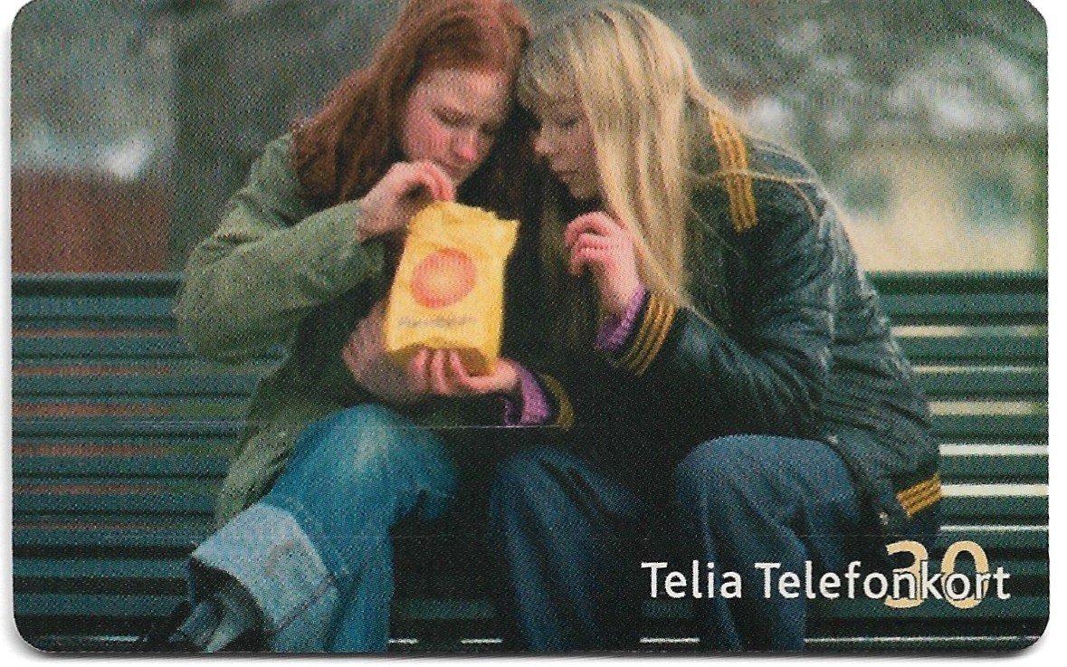 TARJETA TELEFONICA SUECIA 30 UNIDADES PUBLICIDAD 2001