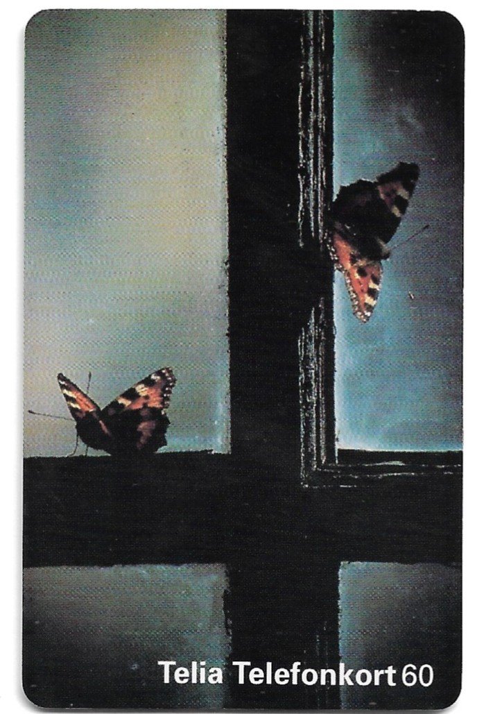 TARJETA TELEFONICA SUECIA 60 UNIDADES PUBLICIDAD 1995