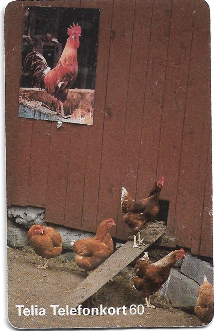 TARJETA TELEFONICA SUECIA 60 UNIDADES FAUNA 1997