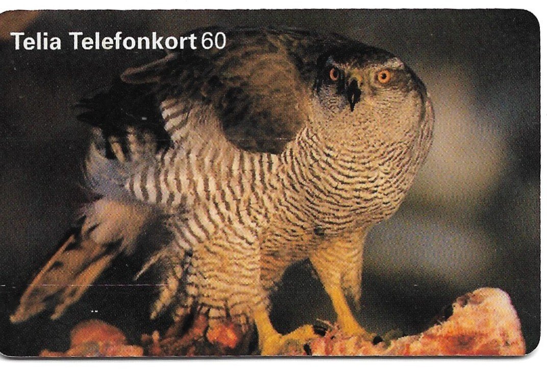 TARJETA TELEFONICA SUECIA 60 UNIDADES ANIMALES 1997