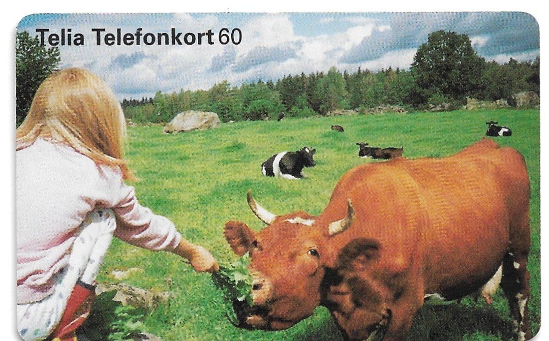 TARJETA TELEFONICA SUECIA 60 UNIDADES FAUNA 1996