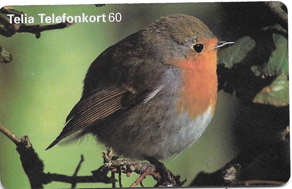 TARJETA TELEFONICA SUECIA 60 UNIDADES FAUNA 1997