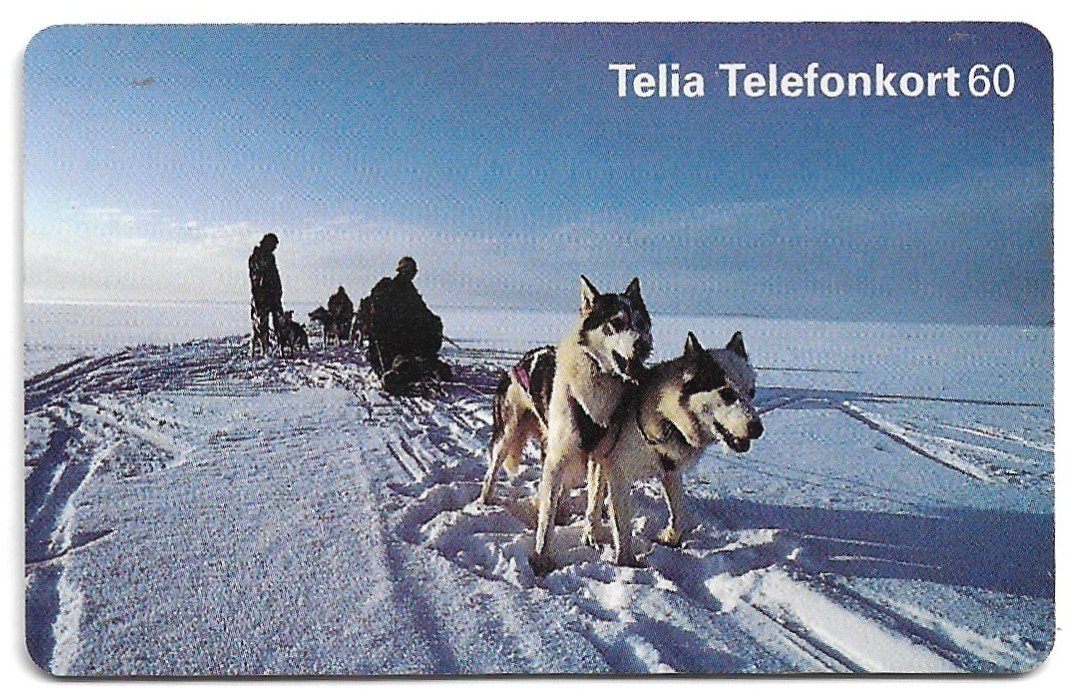 TARJETA TELEFONICA SUECIA 60 UNIDADES ANIMALES 1997