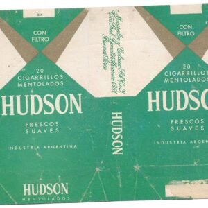 MARQUILLA HUDSON 20 CIGARRILLOS INDUSTRIA ARGENTINA SOFT