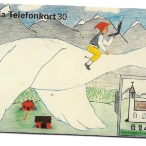 TARJETA TELEFONICA SUECIA 30 UNIDADES ARTE