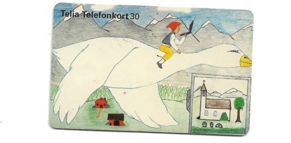 TARJETA TELEFONICA SUECIA 30 UNIDADES ARTE