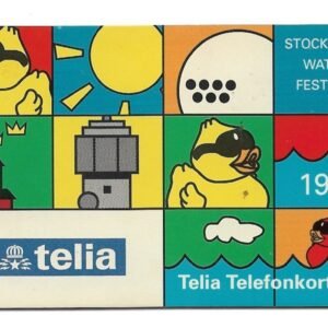 TARJETA TELEFONICA SUECIA 30 UNIDADES PUBLICIDAD 1995