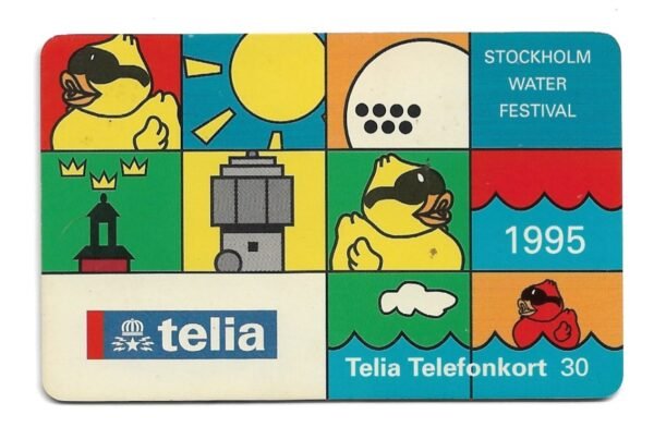 TARJETA TELEFONICA SUECIA 30 UNIDADES PUBLICIDAD 1995