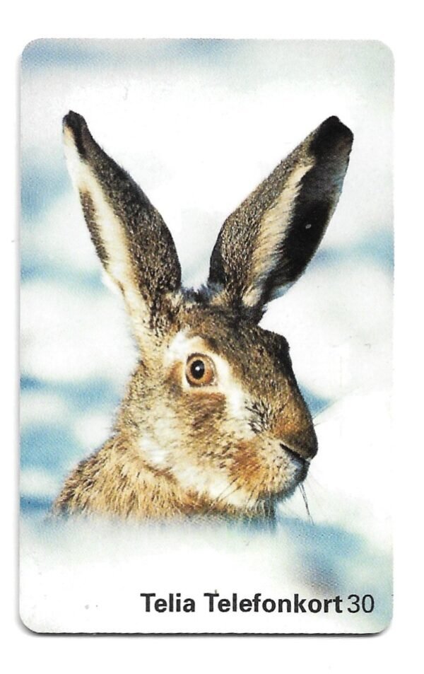 TARJETA TELEFONICA SUECIA 30 UNIDADES ANIMALES 1997