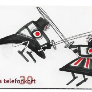 TARJETA TELEFONICA SUECIA 30 UNIDADES ARTE 2002
