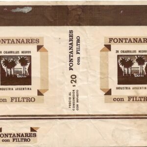 MARQUILLA PARTICULARES 36 20 CIGARRILLOS INDUSTRIA ARGENTINA SOFT