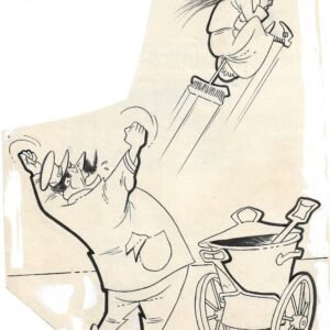 CARICATURA CHISTE ORIGINAL REVISTA DARTAGNAN