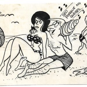 CARICATURA CHISTE ORIGINAL REVISTA CESAR OTERO