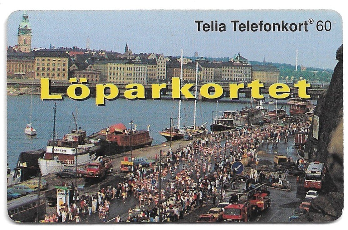 TARJETA TELEFONICA SUECIA 60 UNIDADES LÓARKORTET 1994