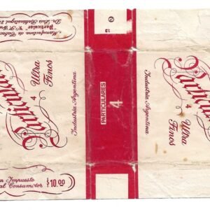 MARQUILLA PARTICULARES 20 CIGARRILLOS INDUSTRIA ARGENTINA SOFT