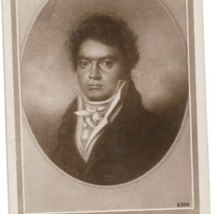 POSTAL MUSICO LUDWIG VAN BEETHOVEN