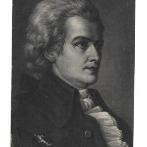 POSTAL MUSICO MOZART