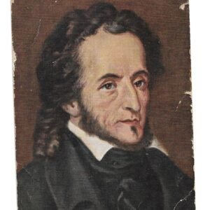 POSTAL MUSICO PAGANINI