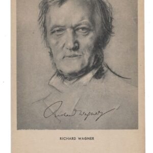 POSTAL MUSICO RICHARD WAGNER