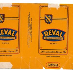 MARQUILLA REVAL 20 CIGARRILLOS INDUSTRIA ARGENTINA SOFT