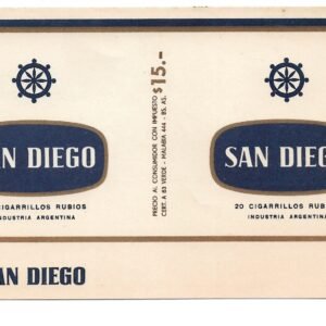 MARQUILLA DIRECTORES 20 CIGARRILLOS INDUSTRIA ARGENTINA SOFT