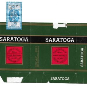 MARQUILLA SARATOGA 20 CIGARRILLOS INDUSTRIA ARGENTINA SOFT