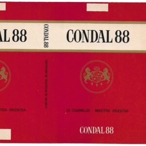 MARQUILLA CONDAL 88 20 CIGARRILLOS INDUSTRIA ARGENTINA SOFT