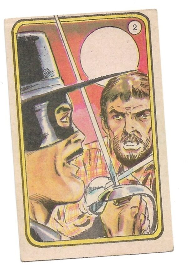FIGURITA EL ZORRO 1977 N°2