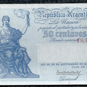 ARGENTINA BILLETE CAJA DE CONVERSION 50 CENT BOT 1528 UNC