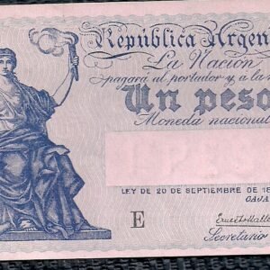 ARGENTINA BILLETE CAJA DE CONVERSION 1 PESO BOT 1560 AU
