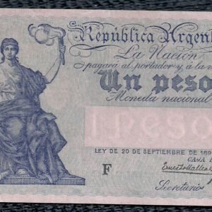 ARGENTINA BILLETE CAJA DE CONVERSION 1 PESO BOT 1564 XF++