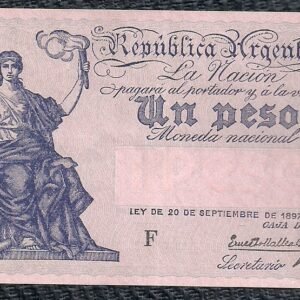 ARGENTINA BILLETE CAJA DE CONVERSION 1 PESO BOT 1566 XF++
