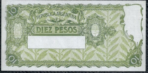 ARGENTINA BILLETE CAJA DE CONVERSION 10 PESOS BOT 1623 UNC - Imagen 2
