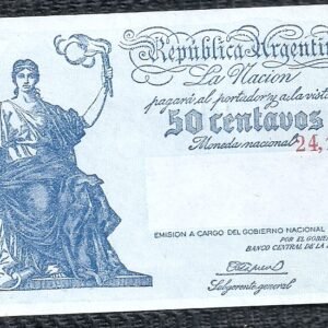 ARGENTINA BILLETE PROGRESO 50 CENTAVOS BOT 1804 UNC