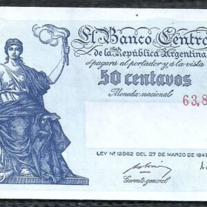 ARGENTINA BILLETE PROGRESO 50 CENTAVOS BOT 1811 UNC