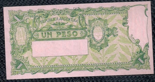 ARGENTINA BILLETE PROGRESO 1 PESO BOT 1818 UNC - Imagen 2