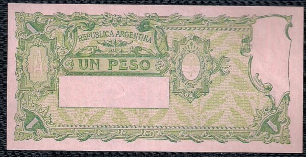 ARGENTINA BILLETE PROGRESO 1 PESO BOT 1825 AU - Imagen 2