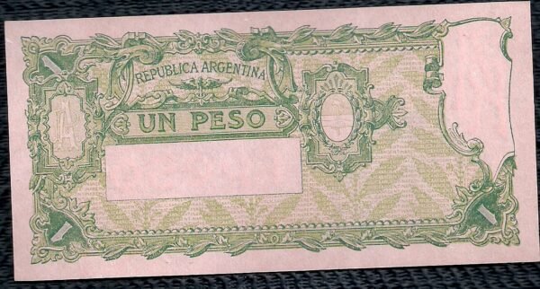 ARGENTINA BILLETE PROGRESO 1 PESO BOT 1830 UNC - Imagen 2