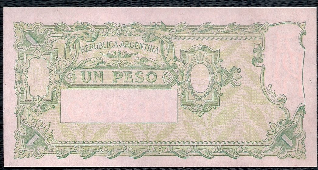 ARGENTINA BILLETE PROGRESO 1 PESO BOT 1835 UNC - Imagen 2