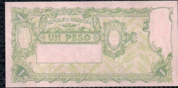 ARGENTINA BILLETE PROGRESO 1 PESO BOT 1840 UNC - Imagen 2