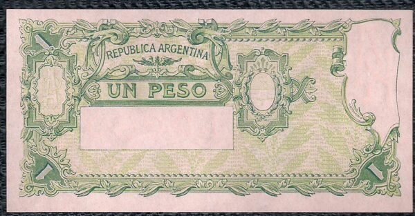 ARGENTINA BILLETE PROGRESO 1 PESO BOT 1842 UNC - Imagen 2
