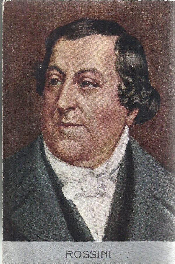POSTAL MUSICO ROSSINI ITALIA MILANO